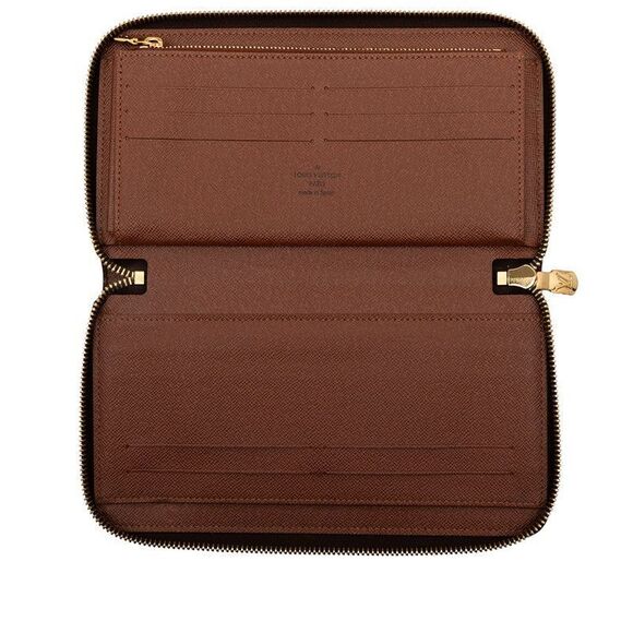 Louis Vuitton Monogram Zippy Organizer M62581 Brown PVC Leather Women's Louis - Picture 4 of 7